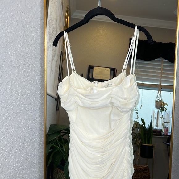 House of CB 'Sirene' Gathered Organza Mesh Dress NWOT - Picture 8 of 9